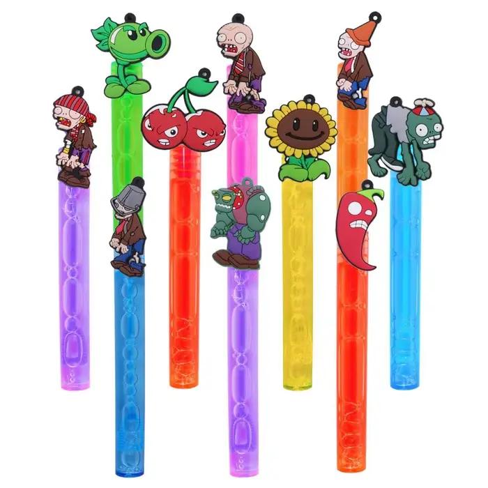 Jouets créatifs en PVC en forme de mini-bâton à bulles
