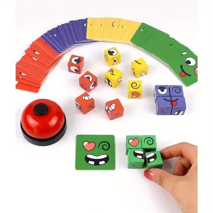 Jeu de Cube de changement de visage pour enfants