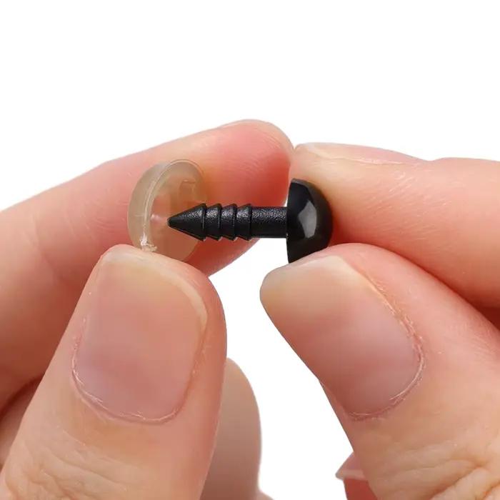 Accessoires pour yeux de poupées en plastique noir et bleu, pour artisanat et bricolage, pour enfants et adultes, occasions spéciales et projets de création