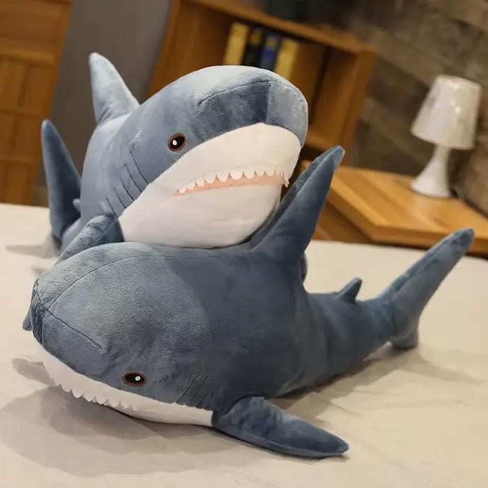 Jouet en peluche requin mignon 45/60/80cm