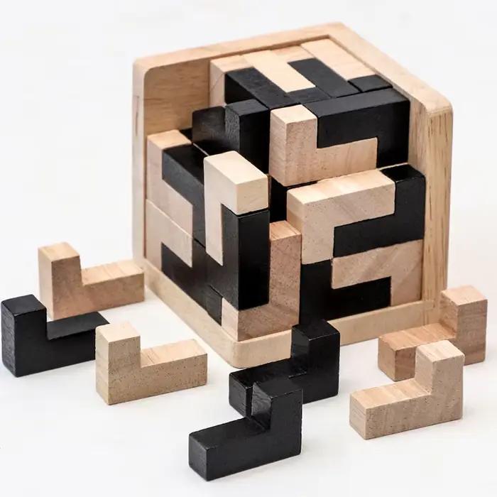 Puzzle Cube 3D Luban entrelacé