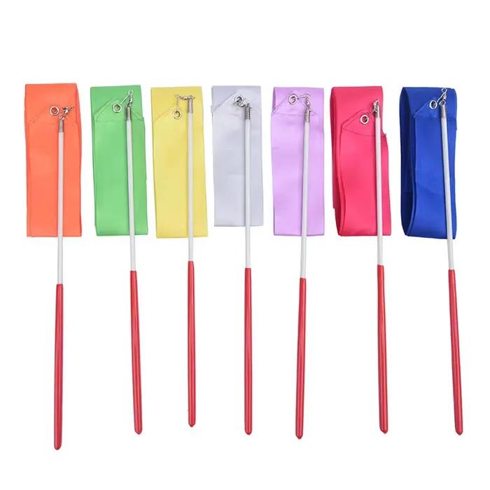 Ruban de gymnastique professionnel pour enfants en polyester 2m de danse rythmique occasionnelle compétition et divertissement彩色文字中混入了非中文字符和标签，为了确保内容的准确性和可读性，我将重新整理并去除不相关的HTML标签，只保留必要的信息，并调整语言以符合中文的习惯表达。以下是调整后的版本： --- 梦幻舞蹈丝带，激发孩子创意 想象一下您的孩子在舞台上闪耀，通过我们的专业舞蹈丝带，让每一个动作都变成一幅动人的艺术作品。无论是比赛、学校表演还是在家里玩耍，这些丝带