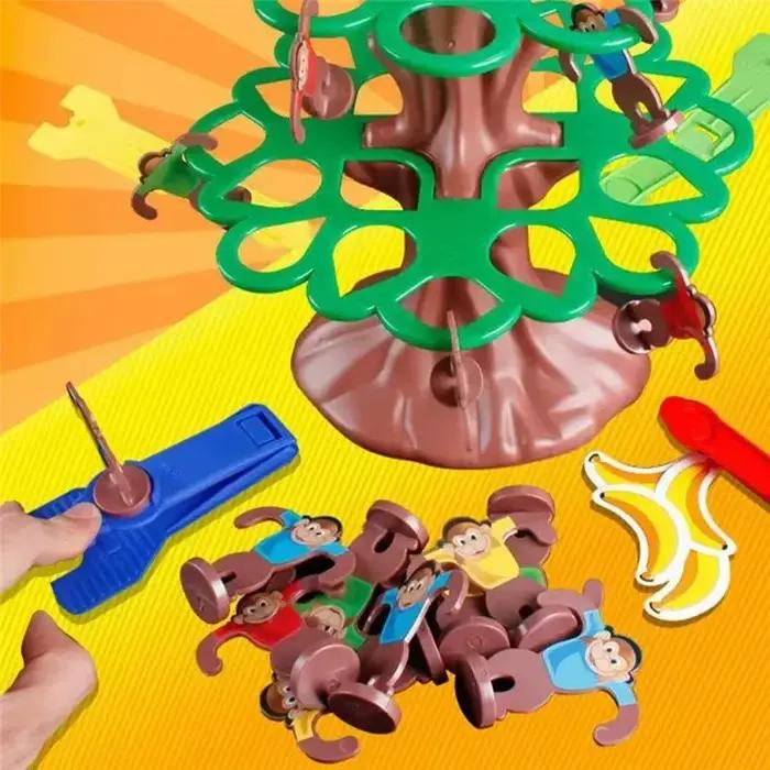Jeu de société interactif Singe sauteur grimpant aux arbres pour la famille et les amis