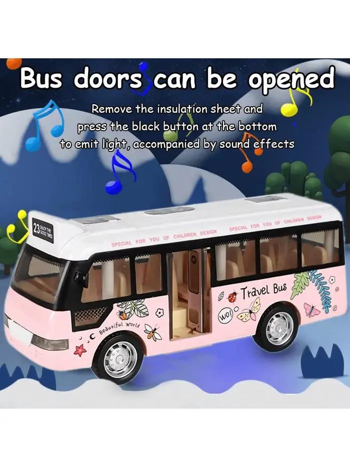 Bus jouet sonore et lumineux pour enfants