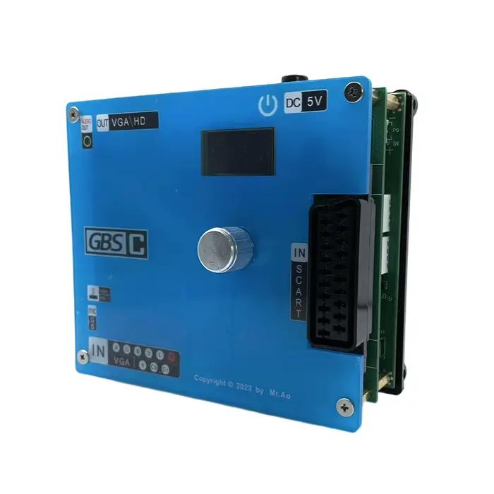Le convertisseur vidéo GBS Control prend en charge le signal de jeu vidéo rétro 1080P, convertisseur de signal VGA/SCART vers VGA pour console PS2