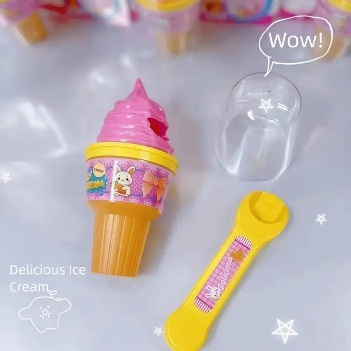 Jouet d'alimentation en forme de cornet de glace pour poupée, série de jouets d'alimentation créatifs pour l'éducation précoce japonaise, cadeaux créatifs