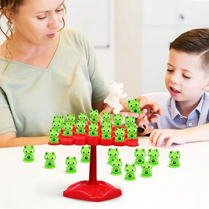 Jeu d'équilibre de grenouille