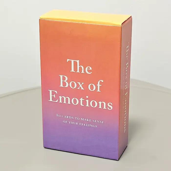 10, 3*6 cm La boîte des émotions - 80 cartes pour rendre le sens des vos sentiments