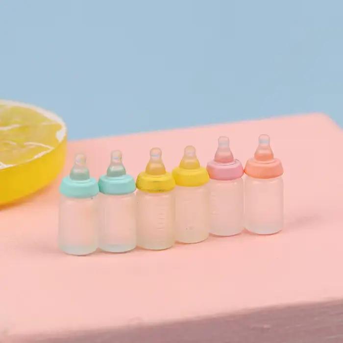 Bouteille de lait miniature pour maison de poupée 1:12