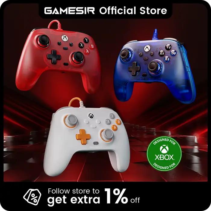 Contrôleur Xbox GameSir T7 avec manette à effet Hall pour Xbox Series X, Xbox Series S, Xbox One X, console de jeu Xbox One S