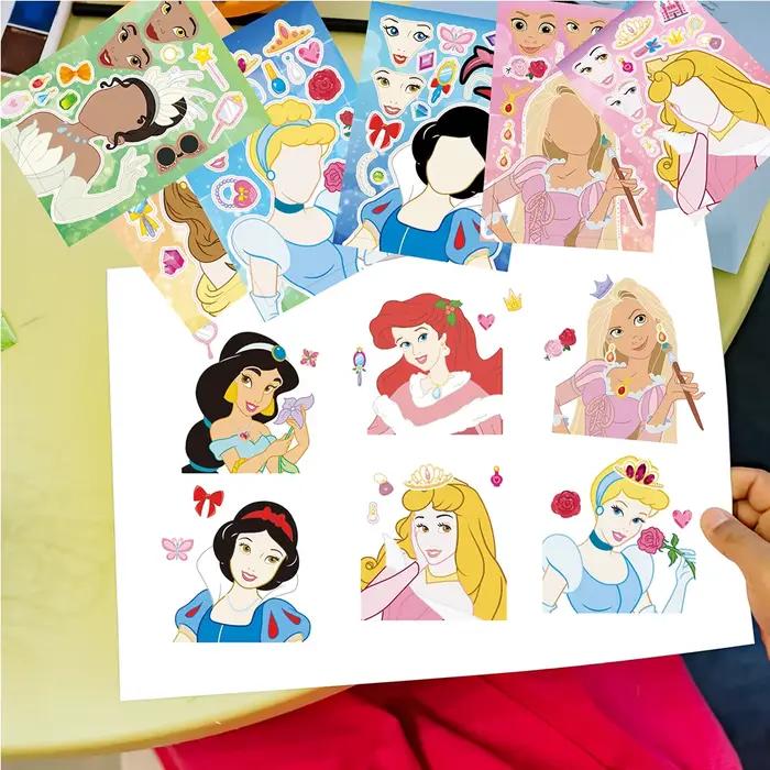 Autocollants de puzzle Disney Princesses mignonnes