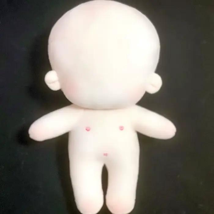 Cadeau changement Dressing jeu maison de jeu coton en peluche bricolage idoll poupée poupées corps broderie ou blanc
