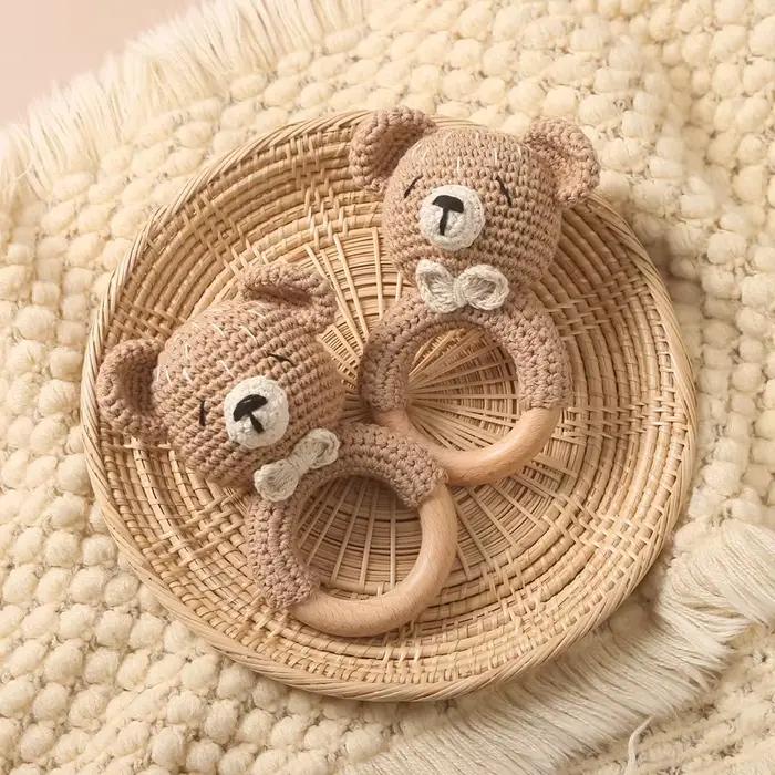 Jouets pour bébé Crochet Animal hochet dessin animé musique