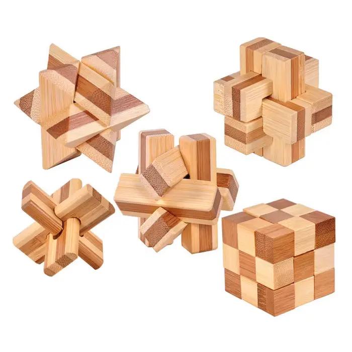 Kong Ming Lock en bois Lu Ban