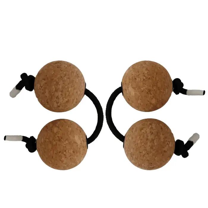 2 paires de shakers Asalato Kashaka, boules rythmiques africaines, instruments de percussion à une main, boules rythmiques