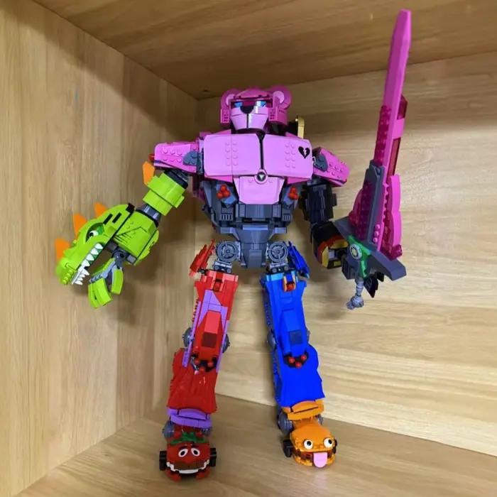 Jeux populaires 2026 : Blocs de construction Mecha Team Leader 2503 pièces
