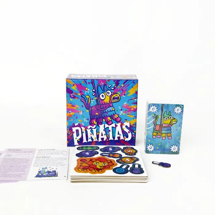 Jeu de cartes de stratégie PINATAS – Jeu de société amusant pour les fêtes