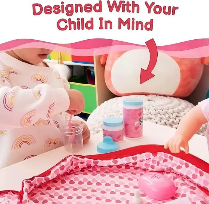 Maison de jeu jouet 18 pièces bébé poupée accessoires ensemble filles jeu à domicile simulation réaliste