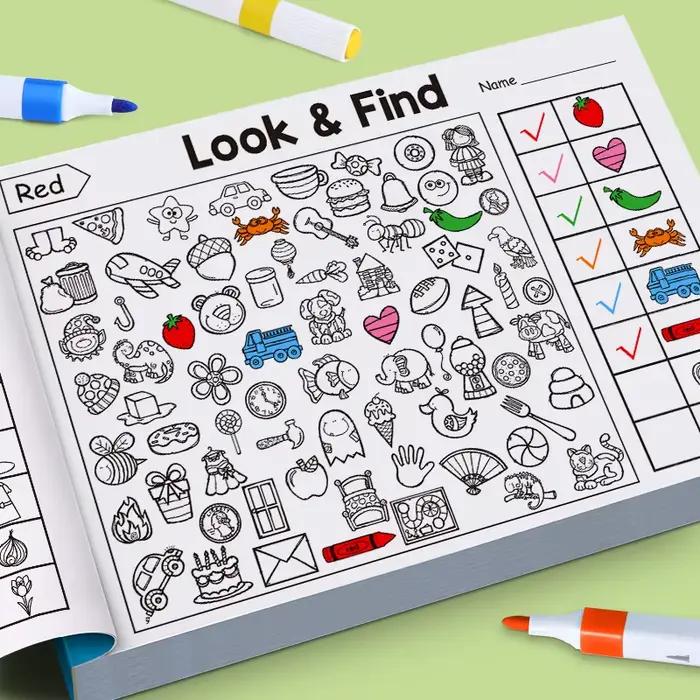 Livre d'exercices de coloriage pour enfants