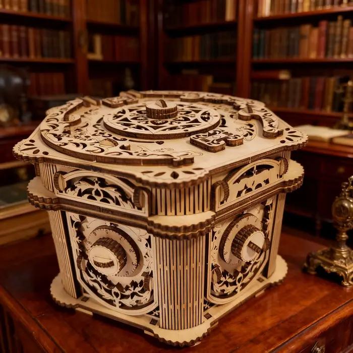 Boîte à bijoux en bois