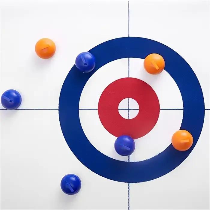 Jeu de curling de table pour adolescents et adultes, avec patins à roulettes 8/16, pour fêtes et occasions spéciales, cadeau idéal pour Noël, Halloween, Thanksgiving