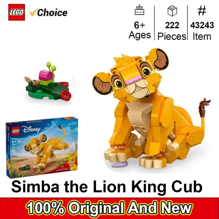 Jouet de construction LEGO Simba le Roi Lion Cub pour enfants 6 ans et plus jeu de rôle amusant filles garçons 222 pièces plastique ABS blocs autobloquants occassions spéciales