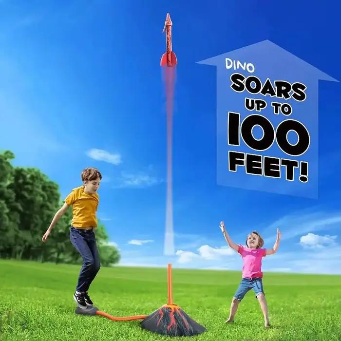 Lanceur de fusées dinosaure volant