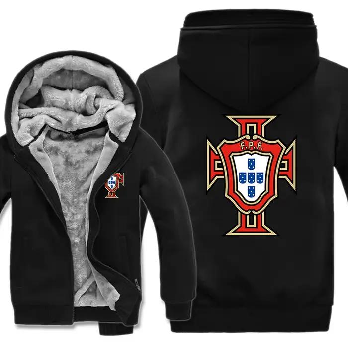 Sweats à capuche Portugal pour hommes, manteau d'hiver chaud, sourire, veste PVD, Streetwear