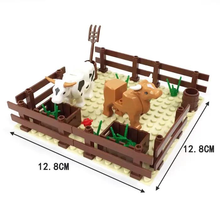 Série de scènes de ferme