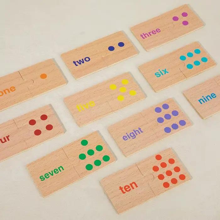 Jouet mathématique Montessori en bois