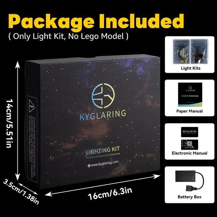 Kyglaring Kit d'éclairage LED adapté pour Lego Gameboy Game Boy 72046 blocs de construction lampe décorative non incluse Lego Building