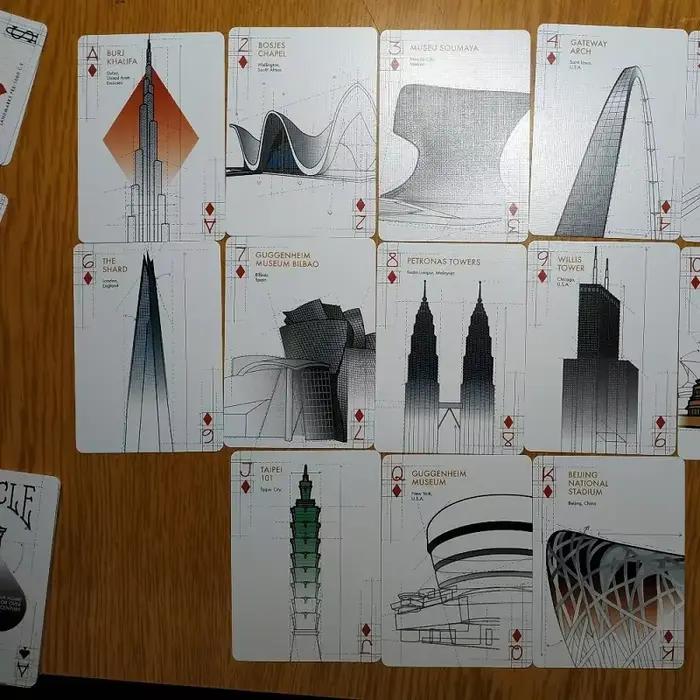 Jeu de cartes Architectural Wonders of the World
