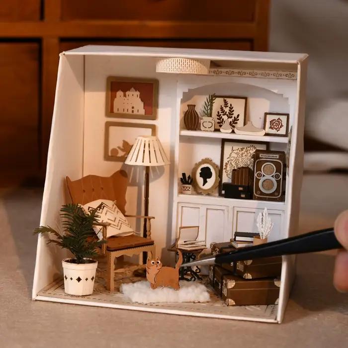 Mini kit de bricolage de maison de bébé