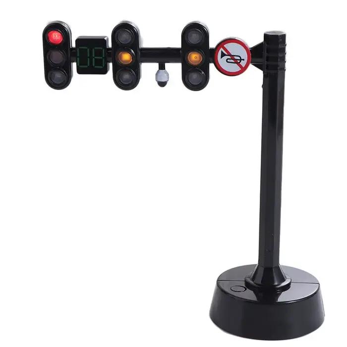 Jouets de feux de signalisation en plastique lumineux pour enfants mini voitures de rue simulation jeux occasions spéciales