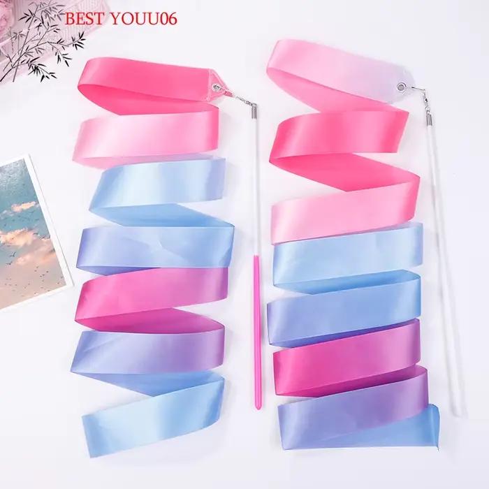 (YOUU06) Rubans de danse de 2 m pour gymnastique rythmique