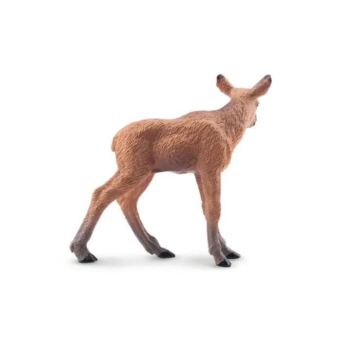 Toymany Simulation alce veau faune modèle Animal jouet Mini Figurines poupées Action