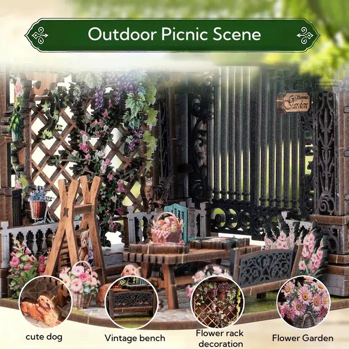 Kit de maison miniature vintage DIY