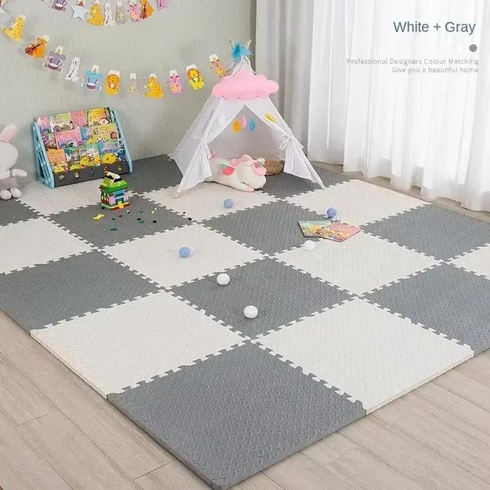 8/16 pièces tapis de jeu pour bébé sans BPA tapis en mousse souple imbriqués adapté à la zone de jeu pour enfants tapis de Protection pour enfants
