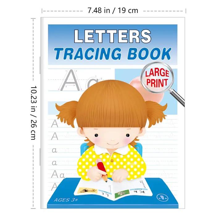 Cahier d'exercices d'écriture multi-géniques anglais. Convient pour la pratique de l'écriture manuscrite dans l'école maternelle et la maternelle.