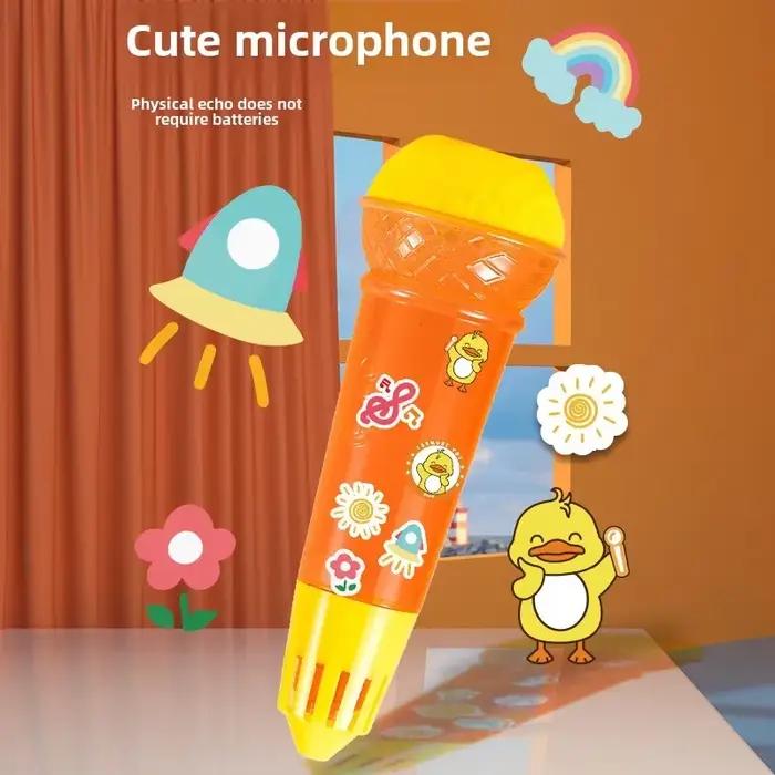 Grand microphone à écho ludique pour enfants