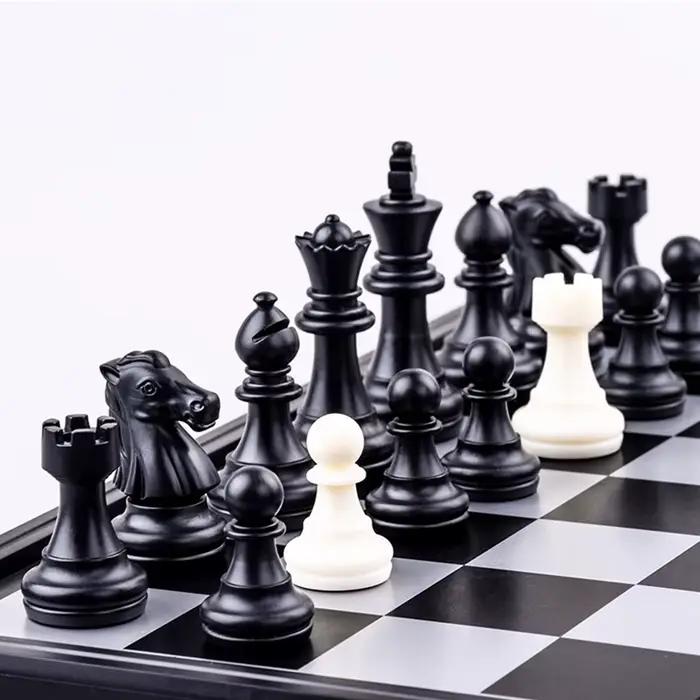 Jeu d'échecs magnétique pliable de 25CM
