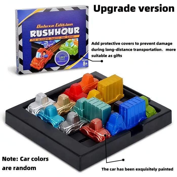 Jeu de confiture de circulation Rush Hour-Puzzle logique cérébrale classique pour enfants