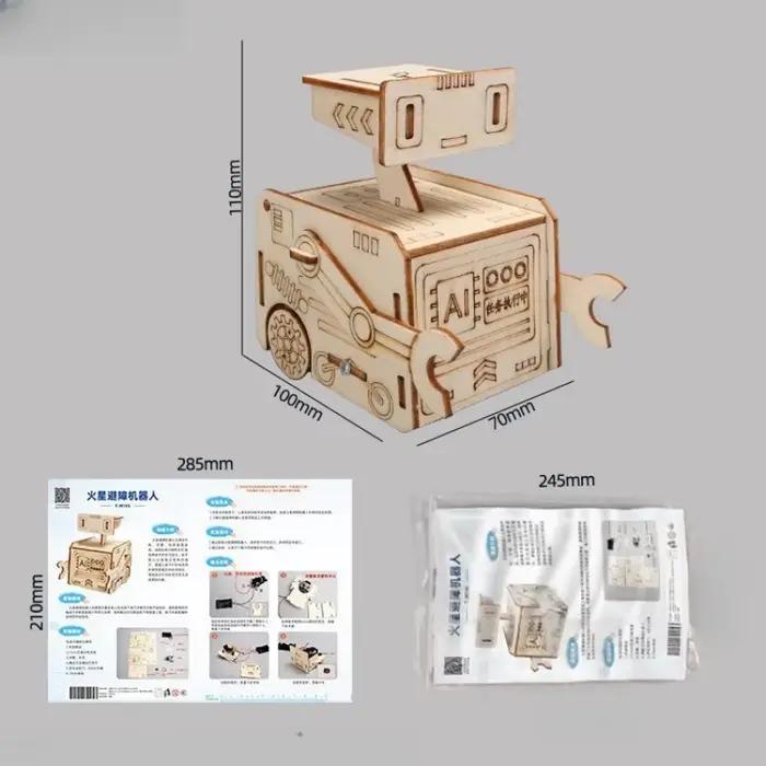 Robot jouet DIY pour éviter les obstacles sur Mars