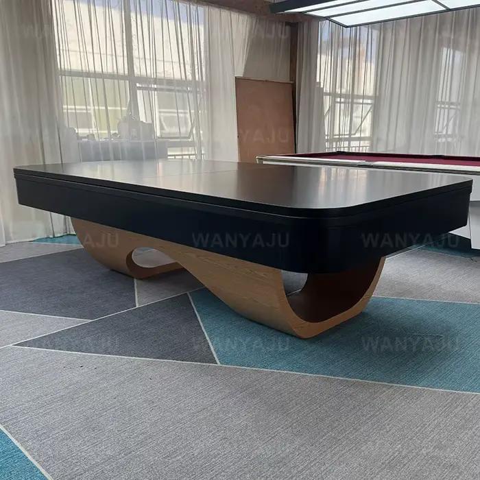Table de billard multi-jeu de tennis de table Tavolo 3 en 1 avec table de billard supérieure de restaurant