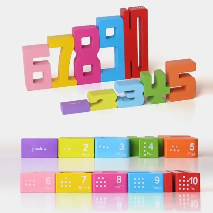 Décennie s d'empilage 3D pour enfants