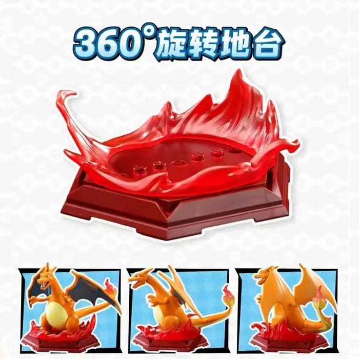 Jouet de construction Keeppley Pokémon Meowth Charizard Gengar Eevee Gardevoir Garchomp Figurine de dessin animé