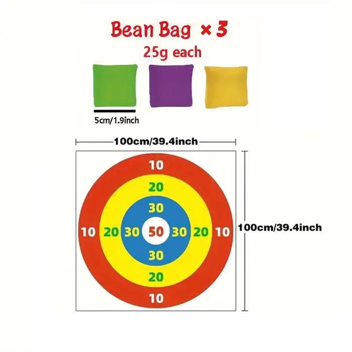Cible de lancer de sac de sable pour enfants