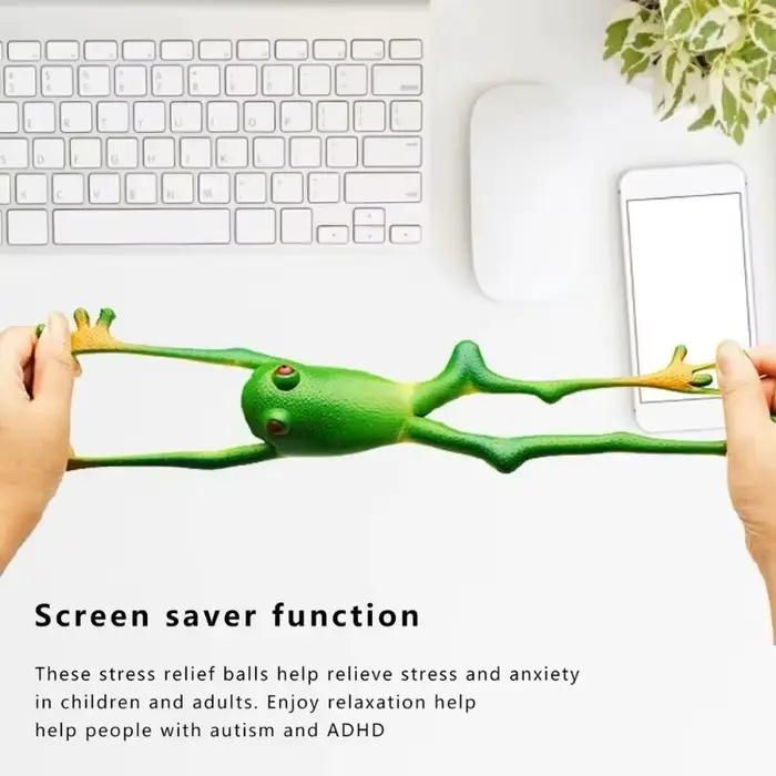 Jouet de grenouille de décompression délicat