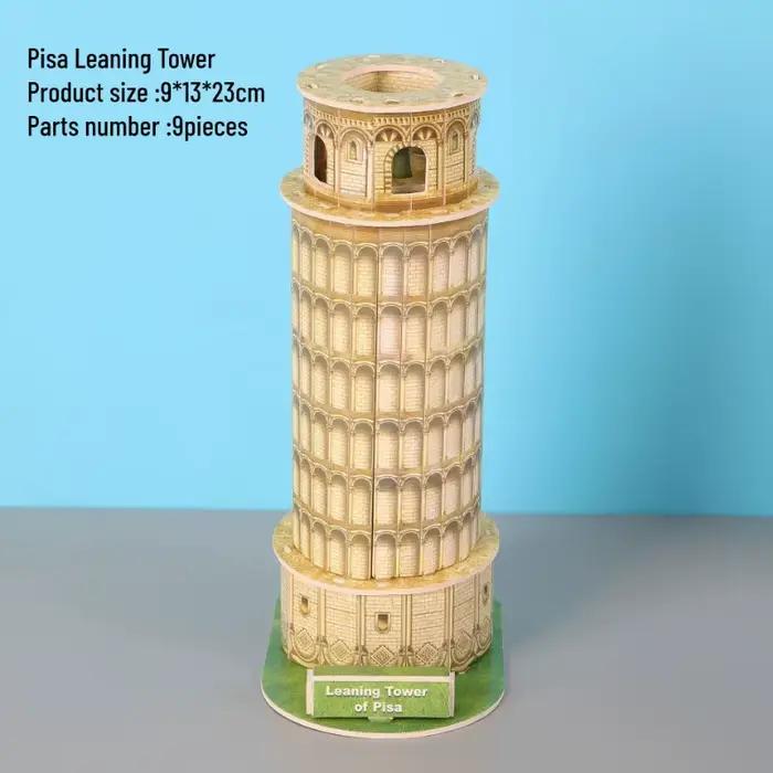 Puzzle 3D de construction de renommée mondiale