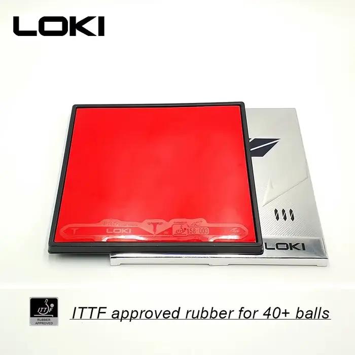 LOKI T3 caoutchouc astringent approuvé ITTF éponge Carbo caoutchouc de Tennis de Table Pips-in caoutchouc de ping-pong dur Non collant pour une attaque rapide